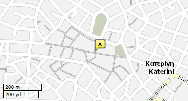 Location of business on map