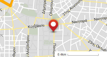 Location of business on map