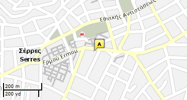 Χάρτης και σημείο της επιχείρησης