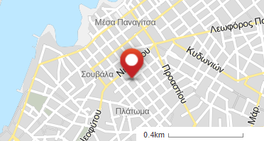 Location of business on map