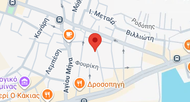 Location of business on map