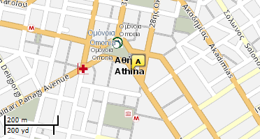 Χάρτης και σημείο της επιχείρησης
