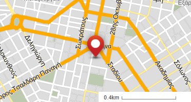 Location of business on map