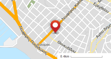 Location of business on map