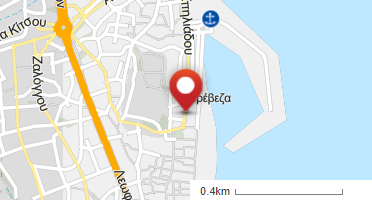 Location of business on map