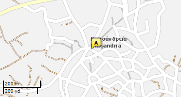 Location of business on map