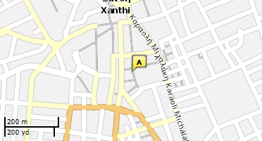 Location of business on map
