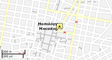 Location of business on map