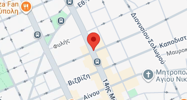 Location of business on map