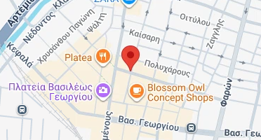 Location of business on map
