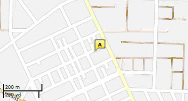 Location of business on map