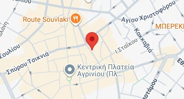Location of business on map