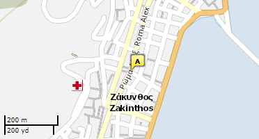 Location of business on map