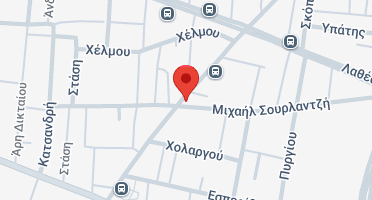 Location of business on map