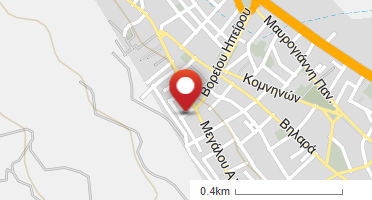 Location of business on map