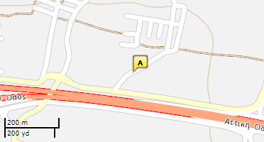 Location of business on map