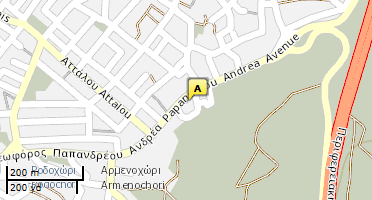Location of business on map