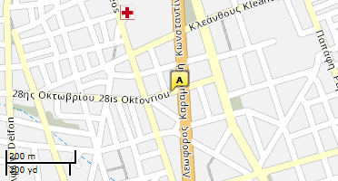 Location of business on map