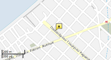 Location of business on map