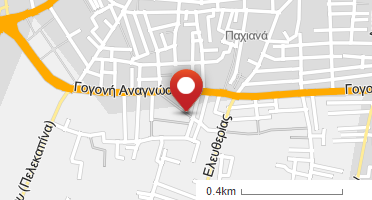 Location of business on map
