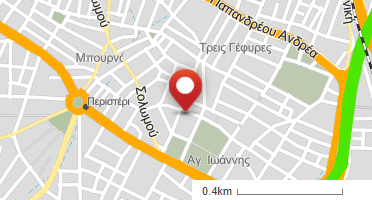 Location of business on map