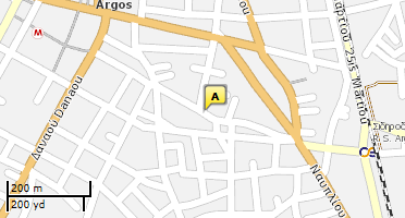 Location of business on map
