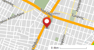 Location of business on map