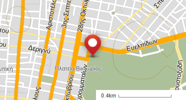 Location of business on map