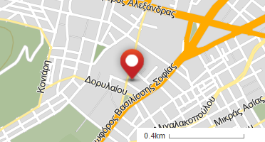 Location of business on map