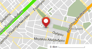 Location of business on map