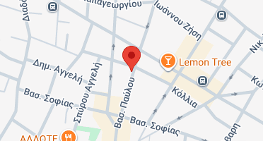 Location of business on map