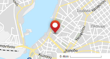 Location of business on map