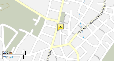 Location of business on map