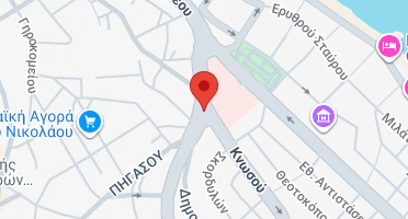 Location of business on map
