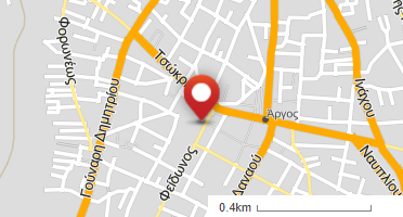 Location of business on map