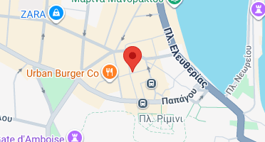 Location of business on map