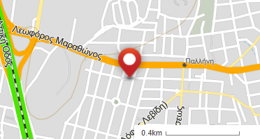Location of business on map