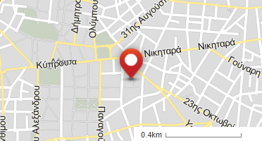 Location of business on map