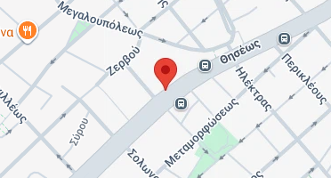 Location of business on map