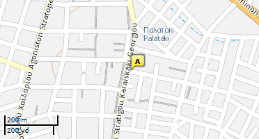 Location of business on map