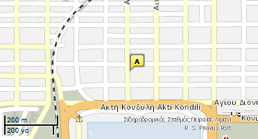 Location of business on map