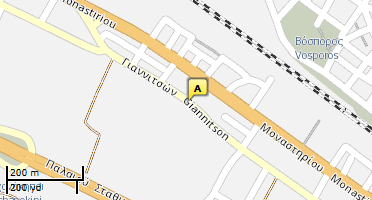Location of business on map