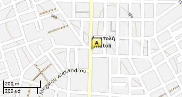 Location of business on map