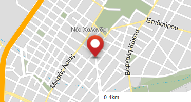 Location of business on map
