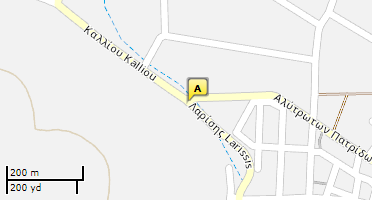 Location of business on map