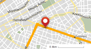 Location of business on map