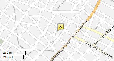 Location of business on map