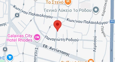 Location of business on map