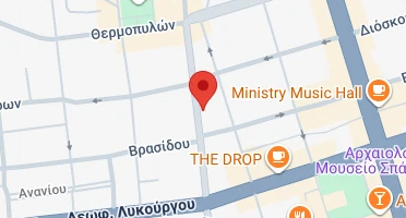 Location of business on map