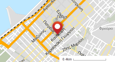 Location of business on map